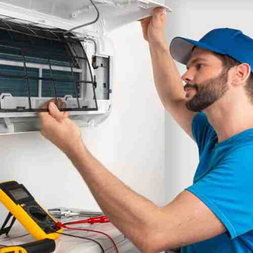 Technician Provides Heating Repair